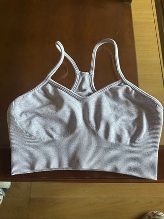 Top deportivo gris Crush