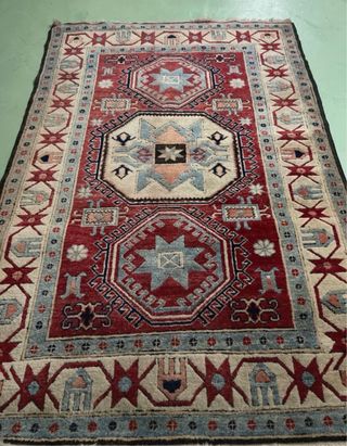 Grande Tappeto Persano Beige e Rosso