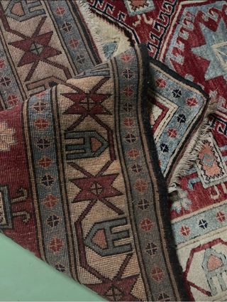 Grande Tappeto Persano Beige e Rosso