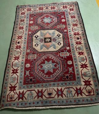 Grande Tappeto Persano Beige e Rosso