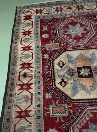 Grande Tappeto Persano Beige e Rosso