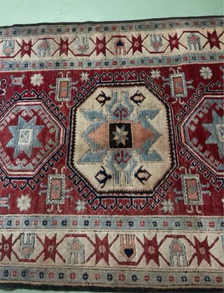 Grande Tappeto Persano Beige e Rosso