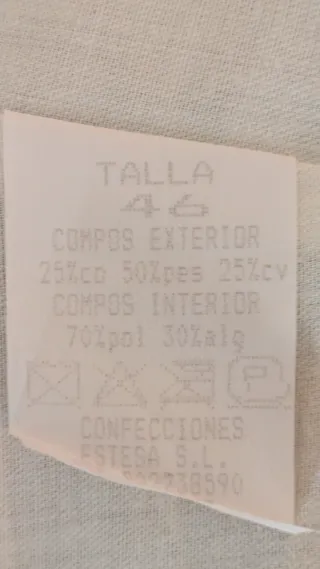 Chaleco traje valenciano rojo