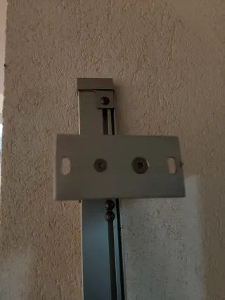 2 binari per tenda metallo e legno