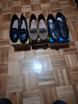 3 Pares Zapatos Mujer Talla 38