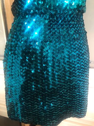 Top e gonna paillettes anni 80