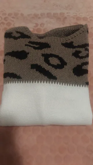 Maglione fantasia leopardata