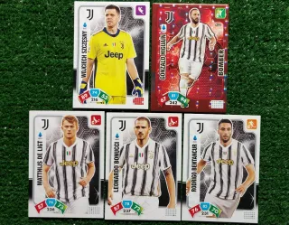 5 carte Panini Adrenalyn XL Juventus 2020/21