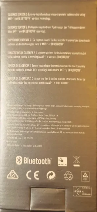 Sensor Cadencia Garmin 2 ANT+/Bluetooth
