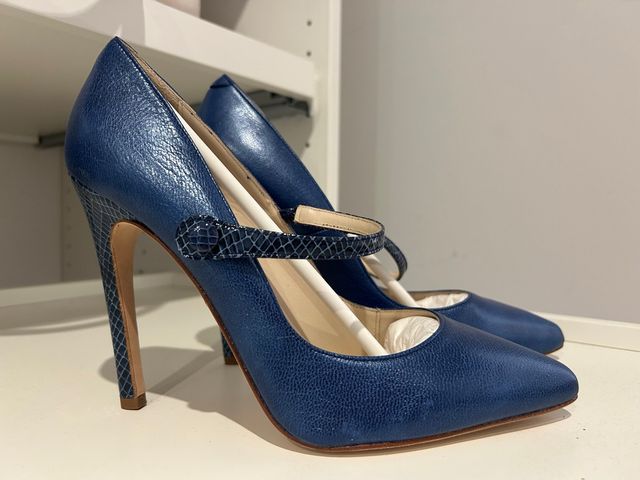 Zapatos de salón KCB azul noche