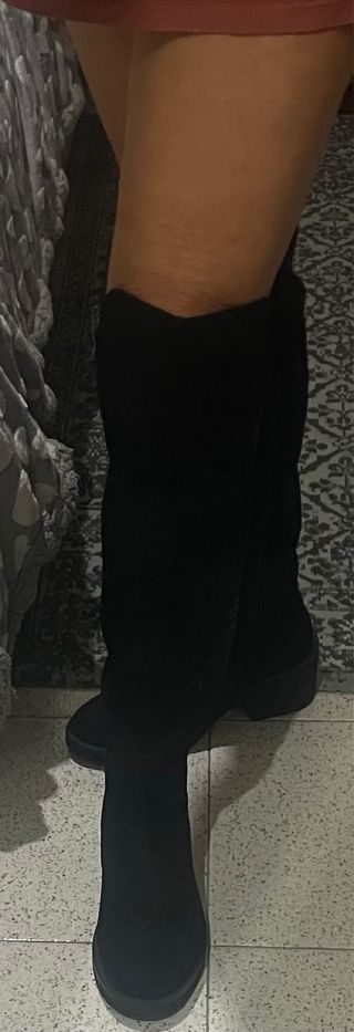 Stivali scamosciati Laura Biagiotti neri