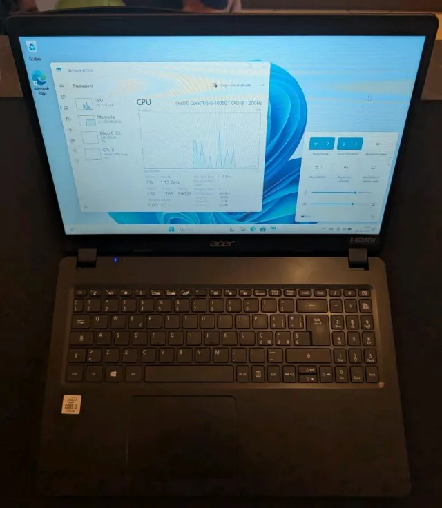Acer Extensa 15 N19C1 i3-1005G1 8GB RAM