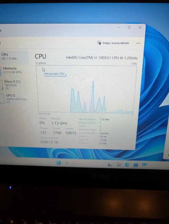 Acer Extensa 15 N19C1 i3-1005G1 8GB RAM