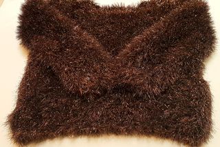 Maglia filato moderno marrone/oro