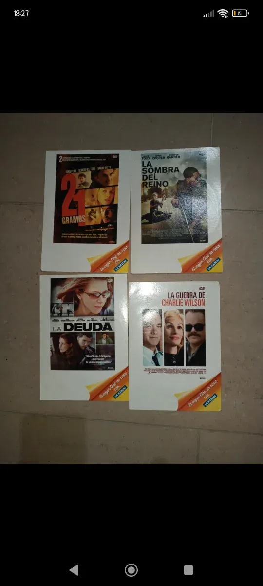 4 Películas DVD (Español)