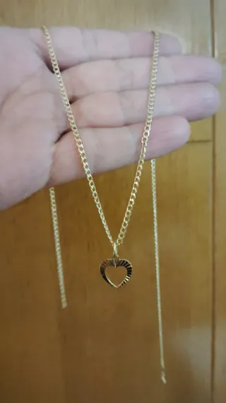 CADENA ESTILO BARBADOS, 18 KILATES.