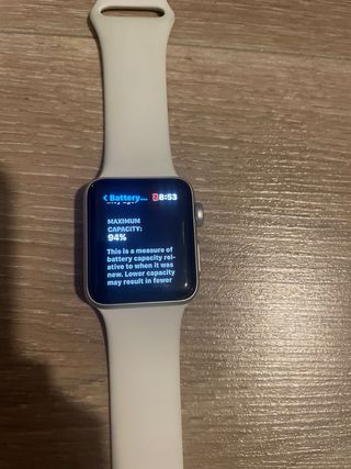 Apple Watch Series 3 38mm Negro y Blanco