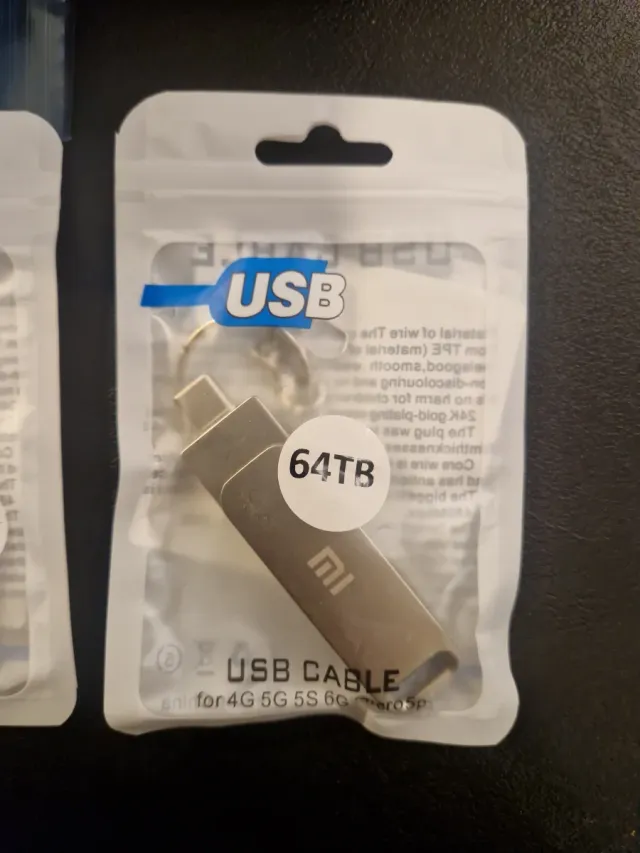 Xiaomi USB y tipo C 64TB