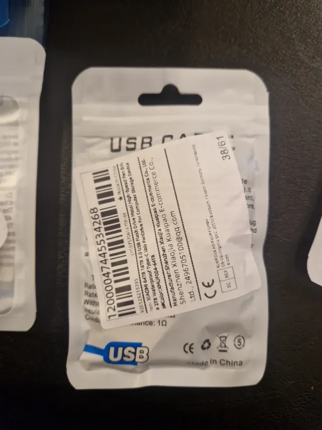 Xiaomi USB y tipo C 64TB