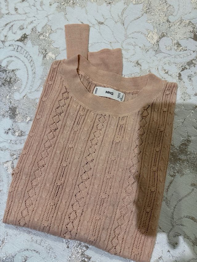 Mango Blusa Rosa Talla XS