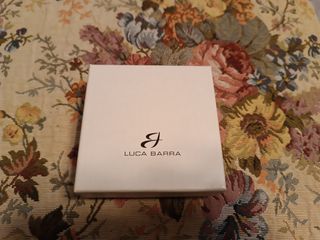 Collana Luca Barra Acciaio Croce Uomo Argento