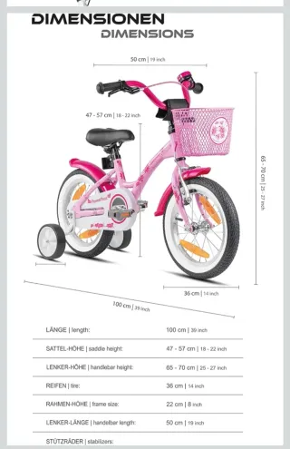 Bicicleta infantil Prometheus 14 pulgadas