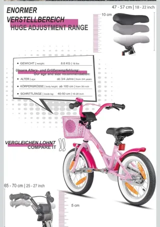 Bicicleta infantil Prometheus 14 pulgadas