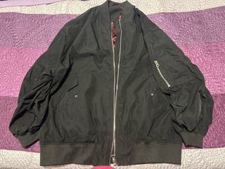 Chaqueta Bomber Negra