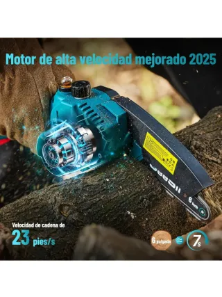 Motosierra Mini SEESII 6 con Batería