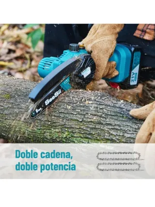 Motosierra Mini SEESII 6 con Batería