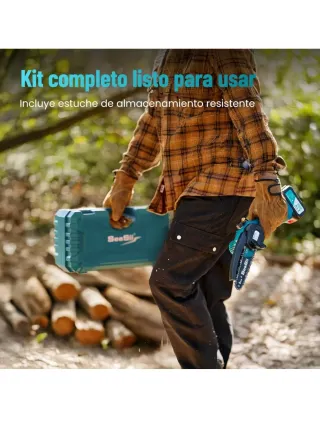 Motosierra Mini SEESII 6 con Batería