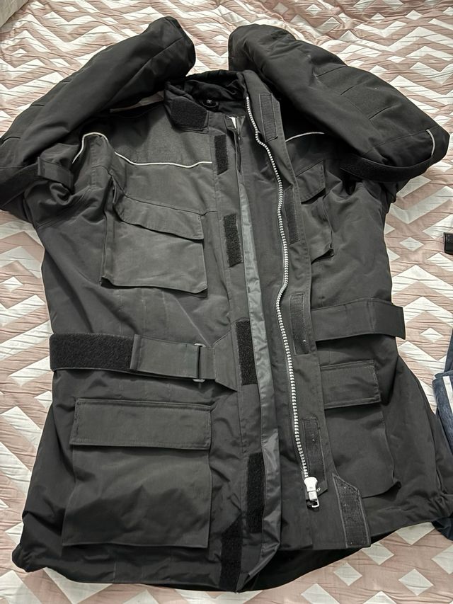 Chaqueta de moto Bering negra