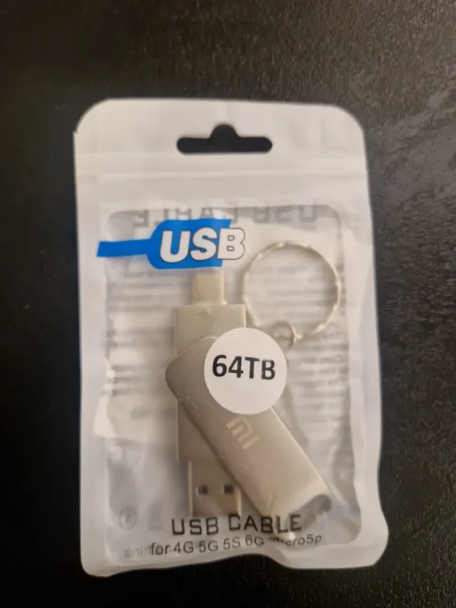 Xiaomi USB y tipo C 64TB
