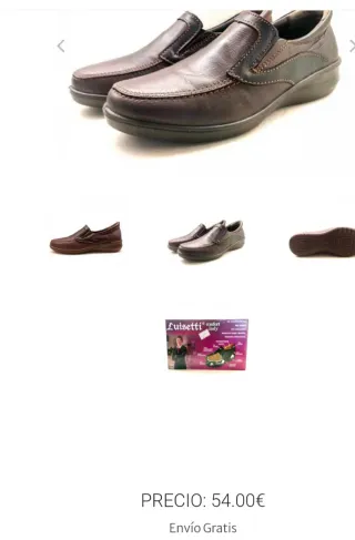 Zapatos Luisetti Mujer Piel Negros