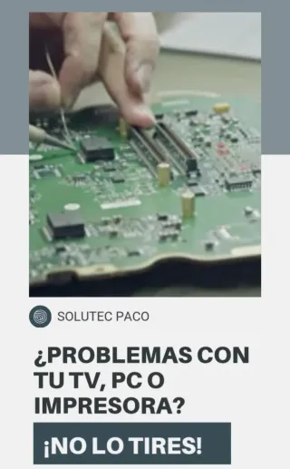 Reparación de TV, PC, impresoras y más