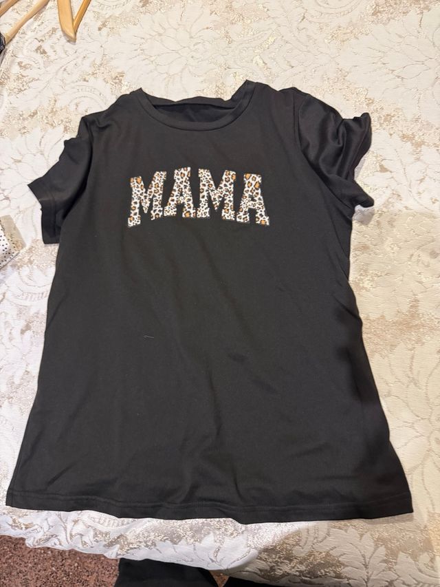 Camiseta Mama con estampado animal print