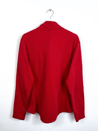 Sudadera Jordan Nike Deporte Media Cremallera Roja