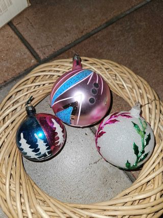 Palle Natale Vetro Soffiato Anni '60