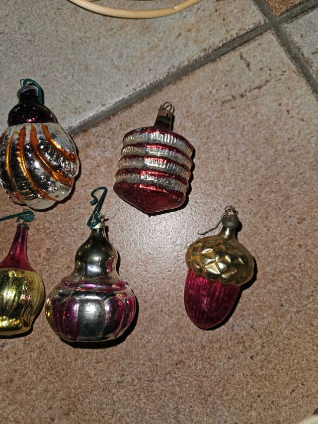 Palle Natale Vetro Soffiato Anni '60