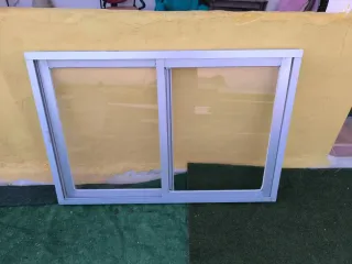 Ventana corredera aluminio 150cm