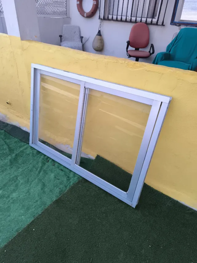 Ventana corredera aluminio 150cm