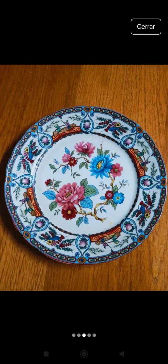 Lote 4 platos decorativos