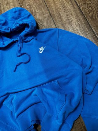 Nike Felpa hoodie blu vintage streetwear unisex M