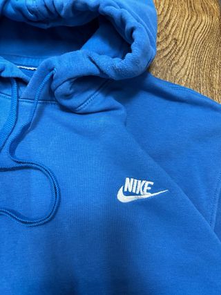 Nike Felpa hoodie blu vintage streetwear unisex M