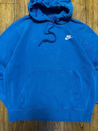 Nike Felpa hoodie blu vintage streetwear unisex M