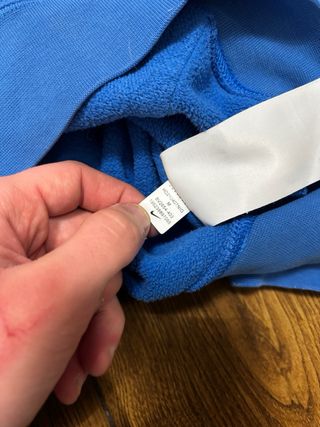 Nike Felpa hoodie blu vintage streetwear unisex M