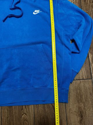 Nike Felpa hoodie blu vintage streetwear unisex M