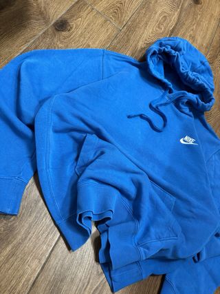 Nike Felpa hoodie blu vintage streetwear unisex M