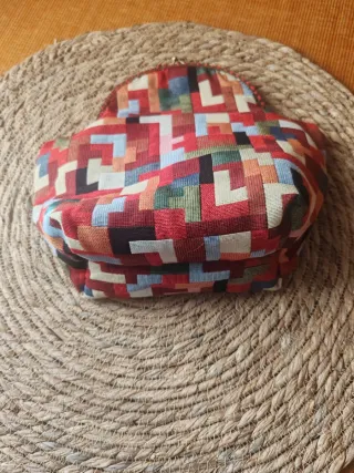 Bolso boquilla jacquard multicolor