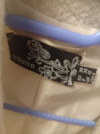 Conjunto falda y americana TRIBUNE blanco